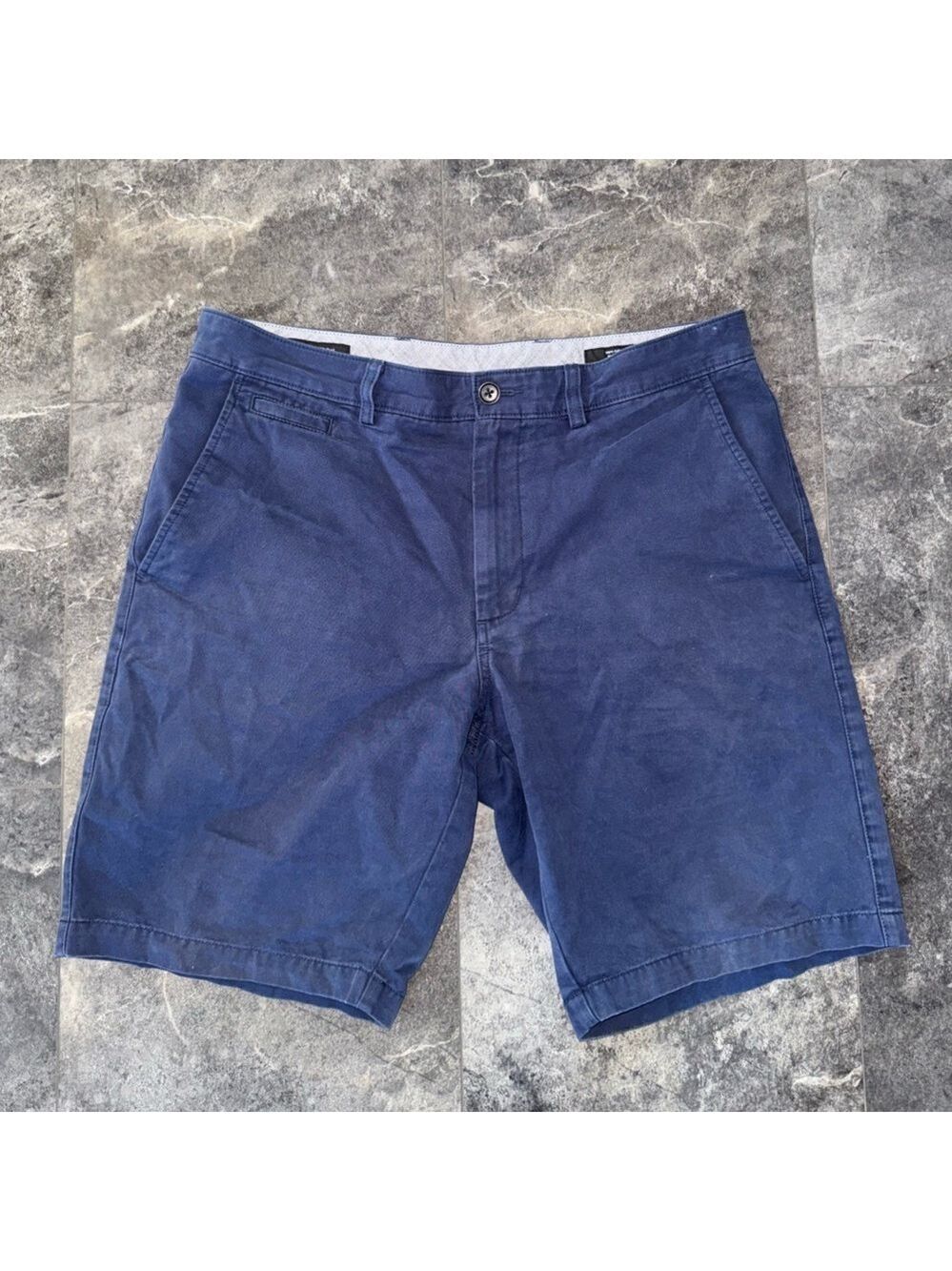 Nordstrom Navy Blue Chino Shorts Size 35W